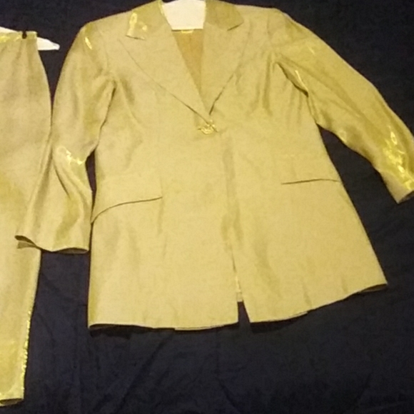 Goldish Tan Suit - Picture 2 of 3